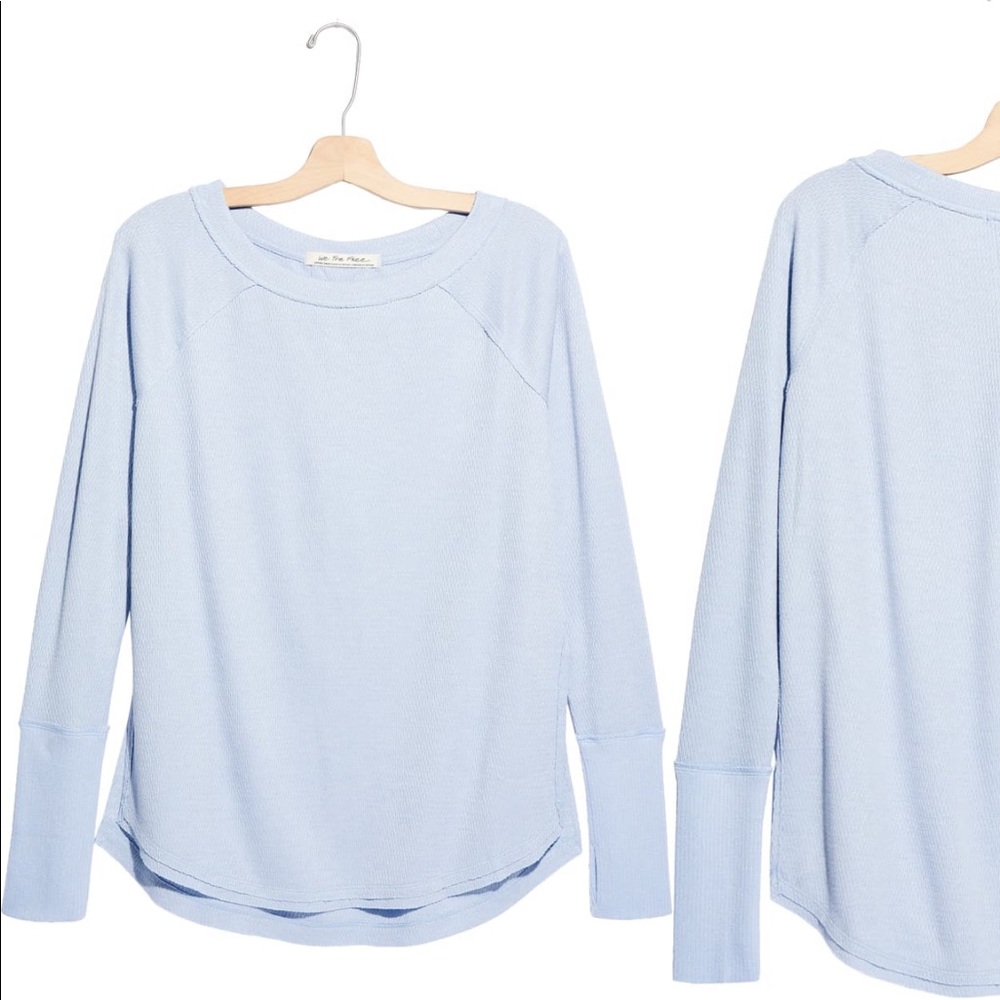 NWOT Free People Snowy Thermal Shirt